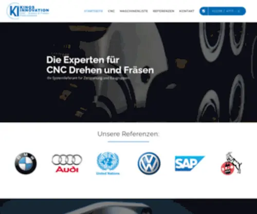 Kings-CNC.de(Kings Innovation) Screenshot