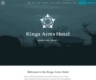 Kingsarmshamptoncourt.com(The Kings Arms) Screenshot