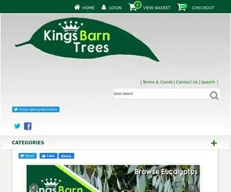Kingsbarntrees.co.uk(Kings Barn Trees UK Nursery) Screenshot