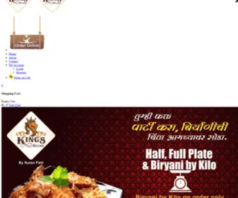 Kingsbiryanii.com(Kings Biryani) Screenshot