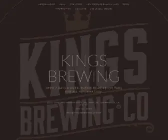 Kingsbrewingco.com(KINGS BREWING) Screenshot