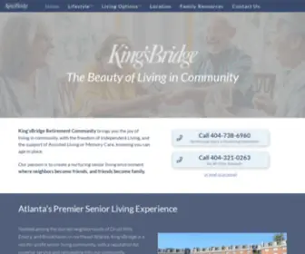 Kingsbridge.org(KingsBridge Retirement Community) Screenshot
