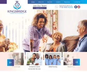 Kingsbridgehomehealthcare.com(Kingsbridge Home Health Services) Screenshot