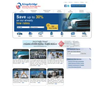 Kingsbridgeins.com(Free Online Insurance Quotes) Screenshot