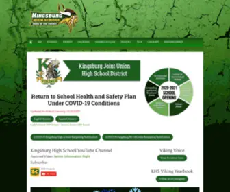 Kingsburghigh.com(Kingsburg High School) Screenshot