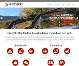 Kingsburyco.com(Kingsbury Companies LLC) Screenshot