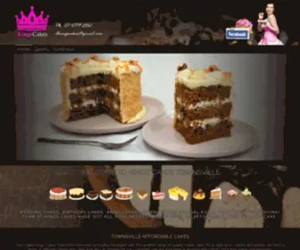 Kingscakes.com.au(Cake Shop in Townsville) Screenshot