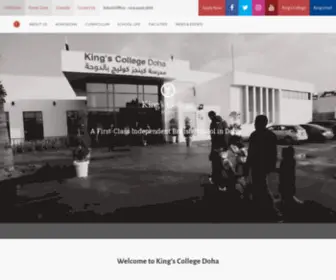Kingscollegedoha.com(A First) Screenshot