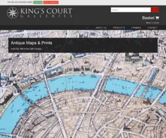 Kingscourtgalleries.co.uk(Antique Maps) Screenshot