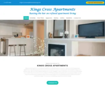 Kingscrossliving.com(Kings Cross Apartments for Rent in Fayetteville) Screenshot