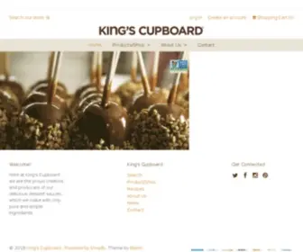 Kingscupboard.com(Organic & Non GMO Dessert Products) Screenshot