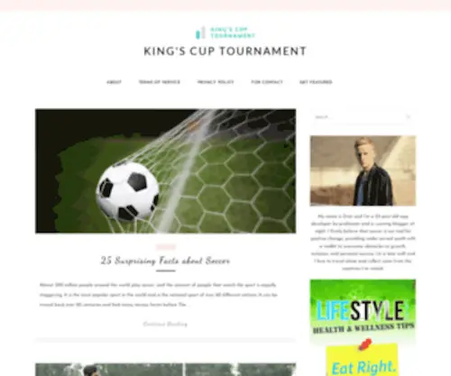 Kingscuptournament.com(King's Cup Tournament) Screenshot