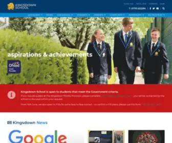 Kingsdownschool.co.uk(Kingsdown School) Screenshot
