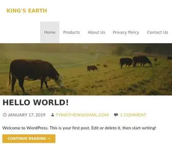 Kingsearth.com(Global Organic & Natural Food products company) Screenshot