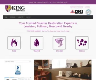 Kingservices.com(Kings Services mastering the restoration sciences) Screenshot