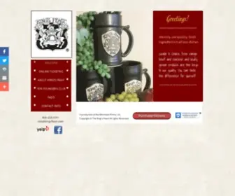 Kingsfeast.com(The King's Feast) Screenshot