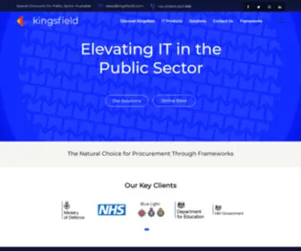 Kingsfieldit.com(Elevating IT in the Public Sector) Screenshot