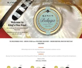 Kingsfinefood.co.uk(King's Fine Food) Screenshot