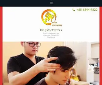 Kingsfootworks.com(The trusted place for massage therapy in Singapore) Screenshot