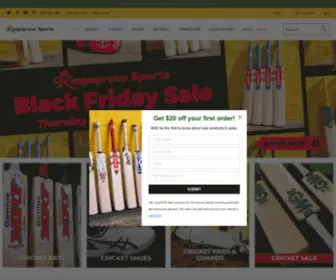 Kingsgrovesports.com.au(Cricket Shop Online Australia) Screenshot