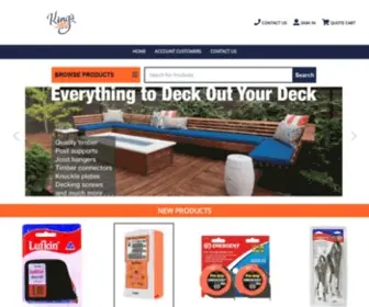 Kingshardware.com.au(KINGS TIMBER & HARDWARE) Screenshot