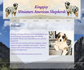 Kingsjoykennel.com(Mysite) Screenshot