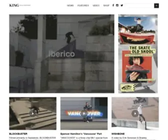 Kingskatemag.com(King Skateboard Magazine) Screenshot