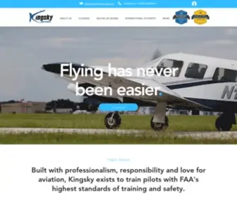 Kingskyfa.com(Kingsky Flight Academy) Screenshot