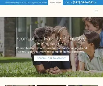 Kingslandfamilydentist.com( Dentist Kingsland GA) Screenshot