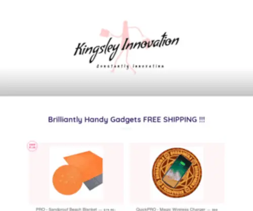 Kingsley-Innovation.com(Kingsley Innovation) Screenshot