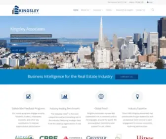 Kingsleyassociates.com(Kingsley is a leading real estate research and consulting firm) Screenshot