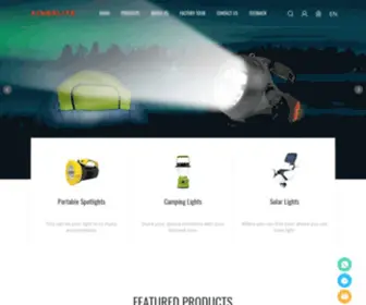 Kingslite.com(LED Lighting Leading Manufacturer & Supplier) Screenshot