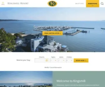 Kingsmill.com(The Williamsburg VA Resort) Screenshot