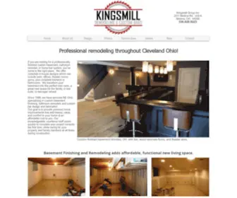 Kingsmillremodeling.com(Kingsmill Remodeling Finished Basements Custom Bars) Screenshot