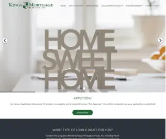 Kingsmortgage.com(Kings Mortgage Services) Screenshot