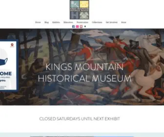 Kingsmountainmuseum.org(Kings Mountain Historical Museum) Screenshot