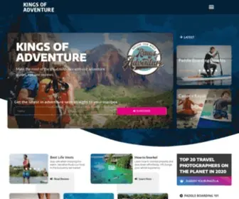 Kingsofadventure.com(Outdoor Activities) Screenshot