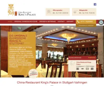 Kingspalace-Stuttgart.de(China-Restaurant in Stuttgart-Vaihingen) Screenshot