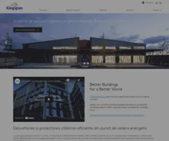 Kingspan.ro(Kingspan Romania) Screenshot