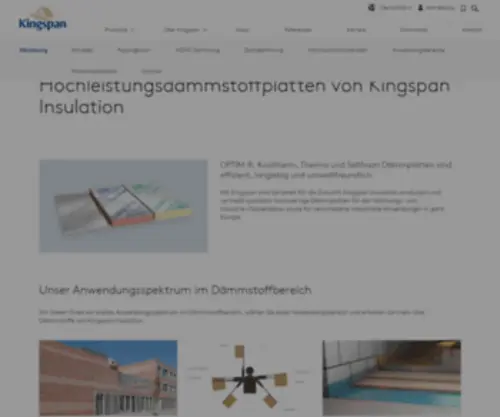 Kingspaninsulation.de(Kingspan Insulation) Screenshot