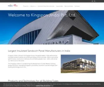 Kingspanjindal.com(Insulated Panel Manufacturer) Screenshot