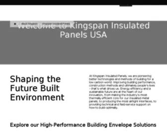 Kingspanpanels.us(Insulated Metal Panels) Screenshot