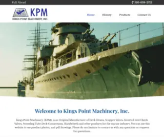 Kingspointmachinery.com(Kings Point Machinery) Screenshot