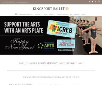 Kingsportballet.org(Kingsport Ballet) Screenshot