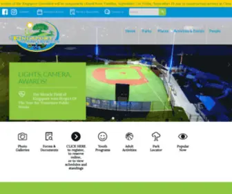 Kingsportparksandrecreation.org(Kingsport Parks and Recreation) Screenshot