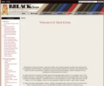 Kingsrd.com(Black And Sons Fabrics) Screenshot