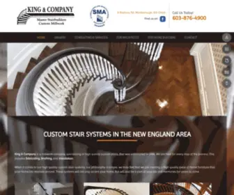 Kingstair.com(Custom Stairs) Screenshot