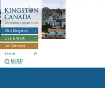 Kingstoncanada.com(Kingston Economic Development Corporation) Screenshot