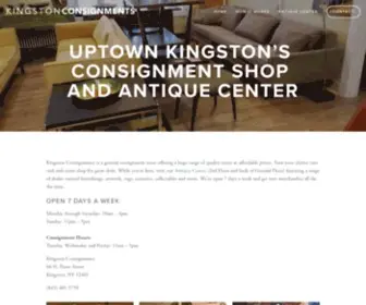 Kingstonconsignments.com(Kingston Consignments) Screenshot