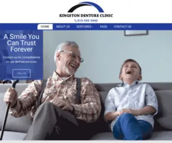 Kingstondentureclinic.com(Kingston Denture Clinic) Screenshot